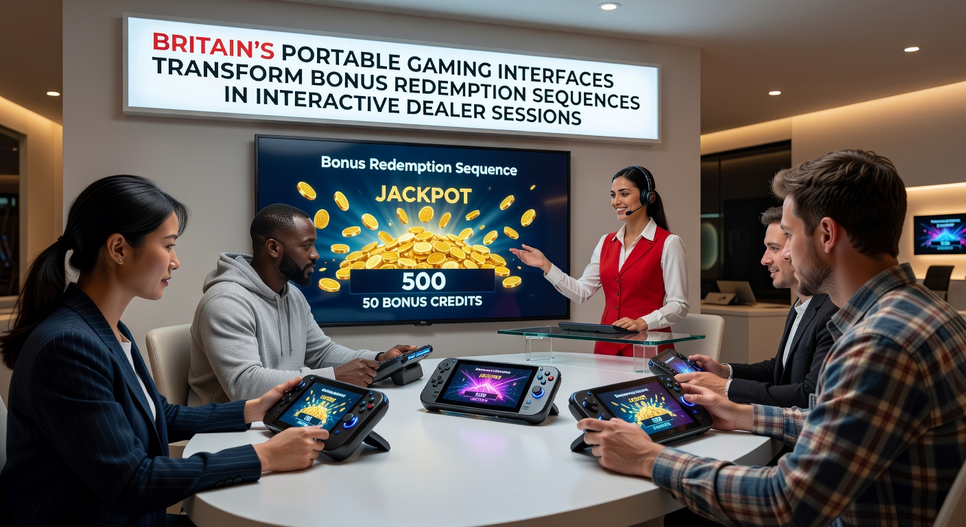 Mobile gaming interface displaying live dealer session with bonus redemption options on a portable device