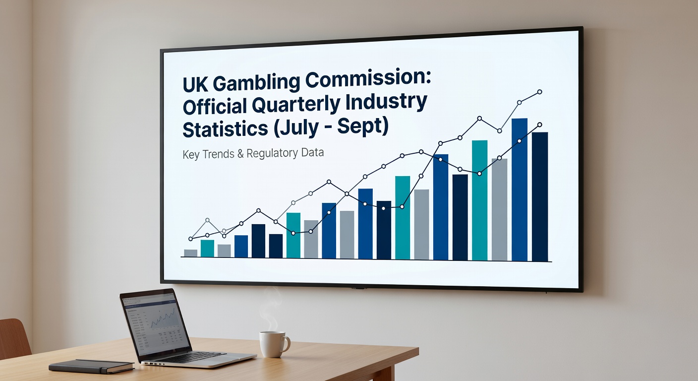 Bar chart comparing remote casino GGY against land-based sectors in UK Gambling Commission Q2 2025-2026 report