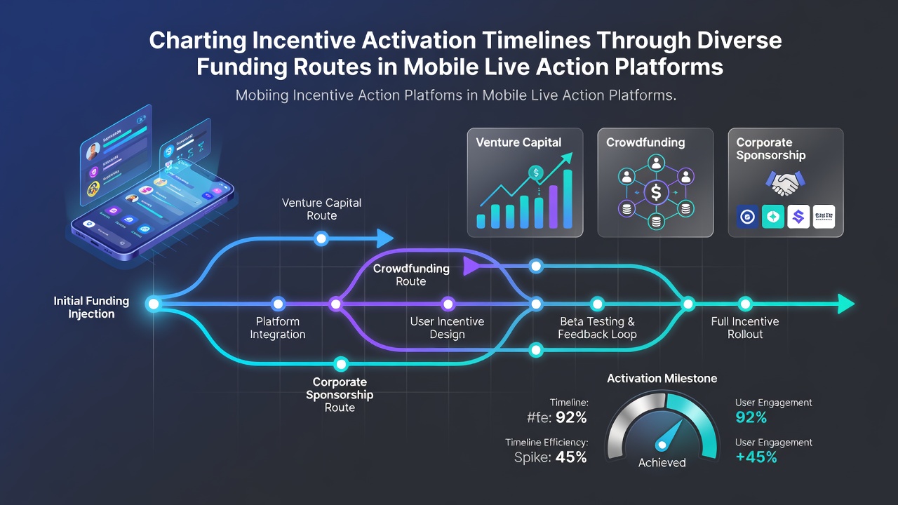 Infographic displaying incentive activation timelines for various funding methods in mobile live casino platforms