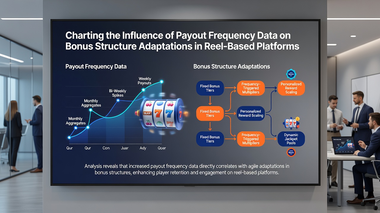 Analytics dashboard showing reel platform bonus structure changes driven by payout frequency trends