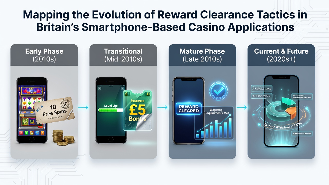 Historical progression of mobile casino reward clearance interfaces and strategies