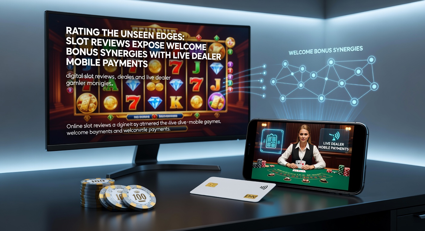 Dynamic slot machine reels spinning alongside live dealer table interfaces on a mobile screen, highlighting bonus integrations and payment icons