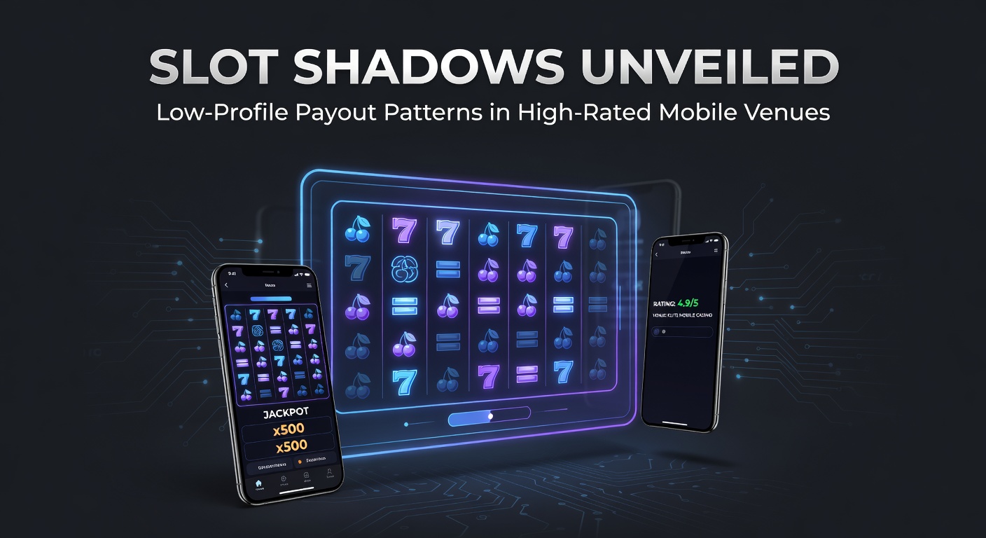Close-up view of a mobile slot screen displaying subtle win lines and low-profile payout animations in a dimly lit casino app interface