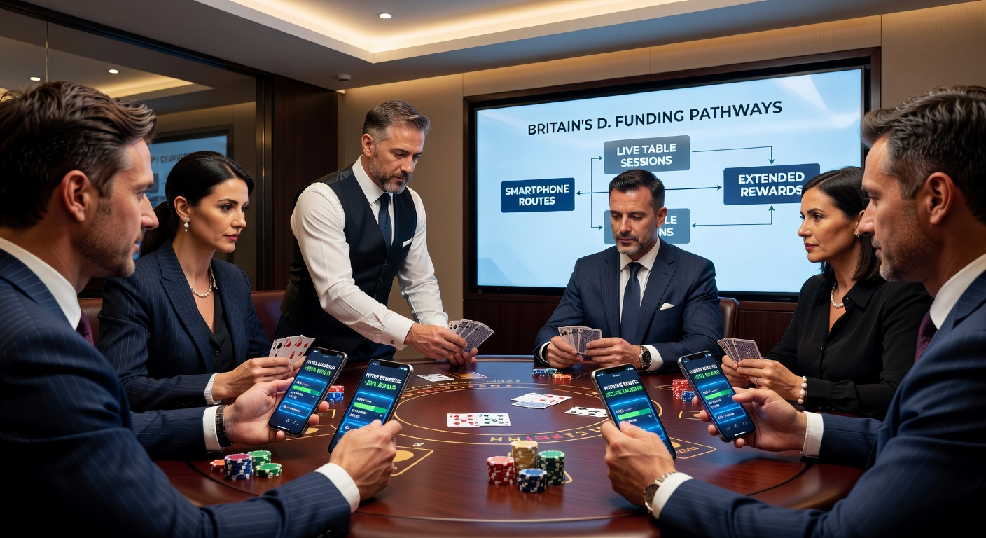 Live dealer table on a smartphone with overlaid bonus balance and payment confirmation