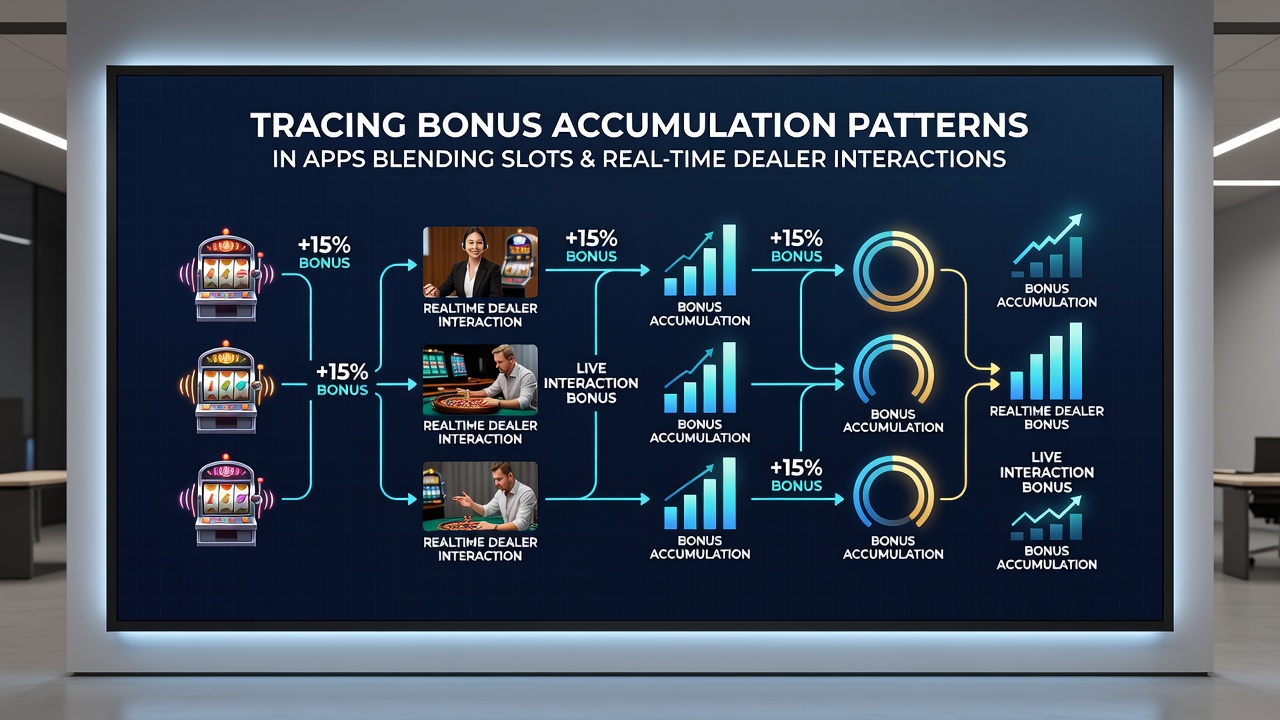 Dashboard view displaying bonus meter progression, live dealer feed, and slot history side by side in a single application window